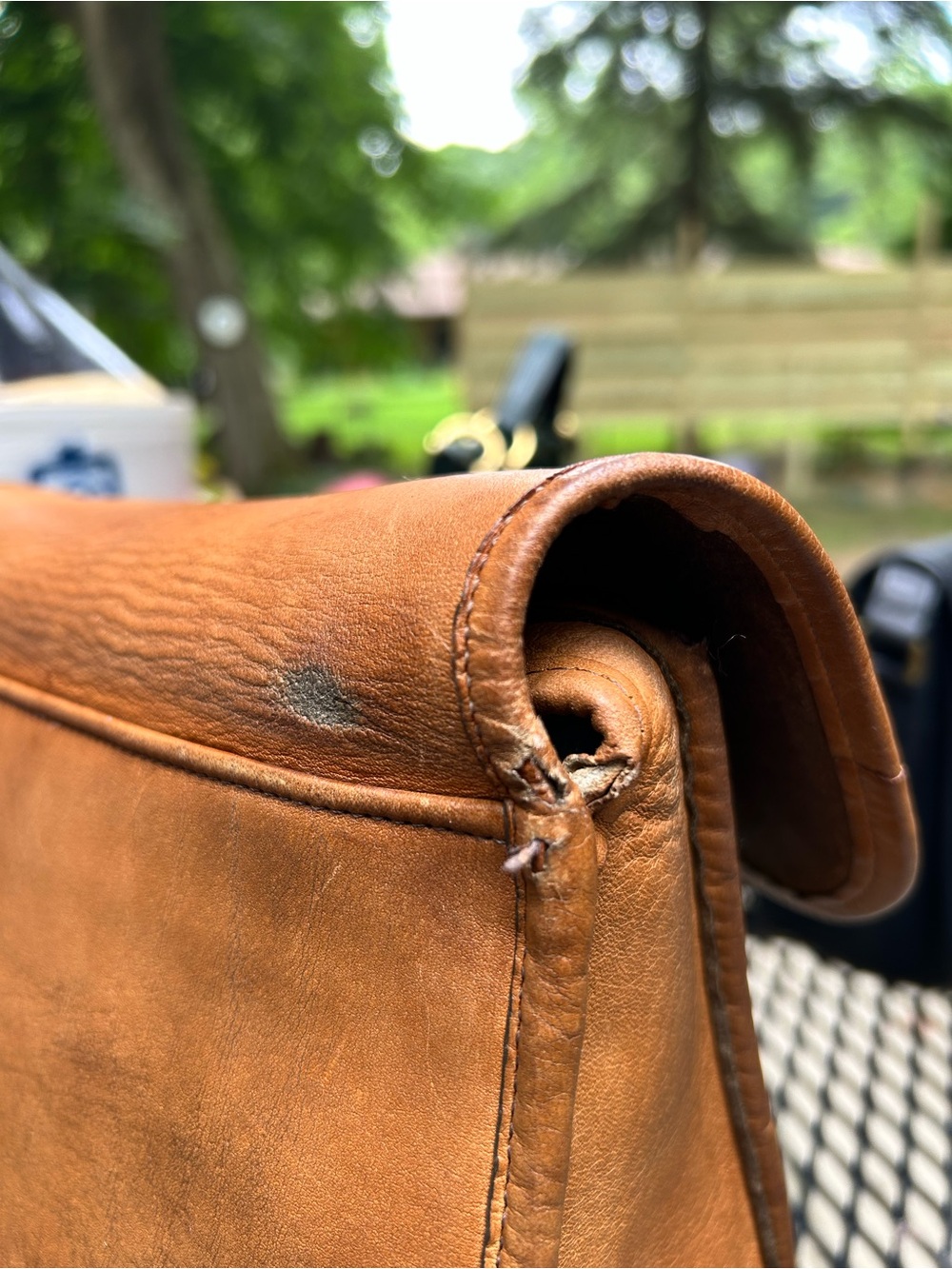 Coach Vintage NYC Courier Shoulder Bag in Saddle - Picture 10 of 16